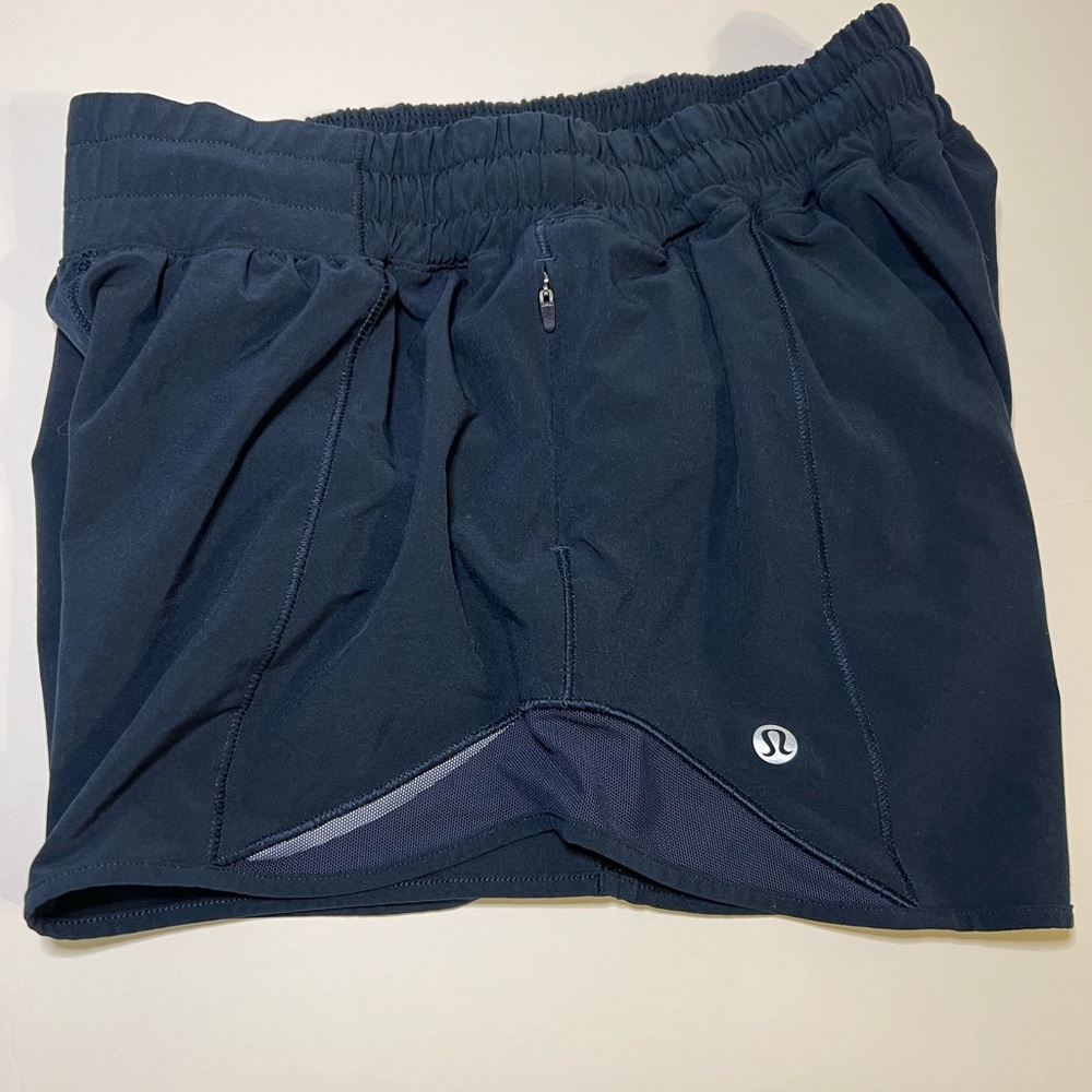 Women’s Navy Lululemon Athletic Shorts
